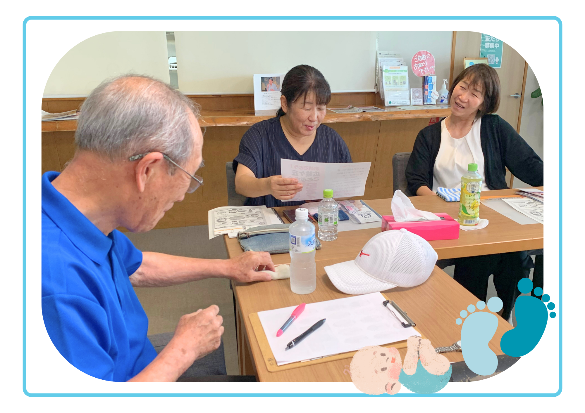 企業内家庭教育研修の受講者の様子